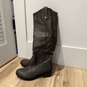 Cowboy style riding boots